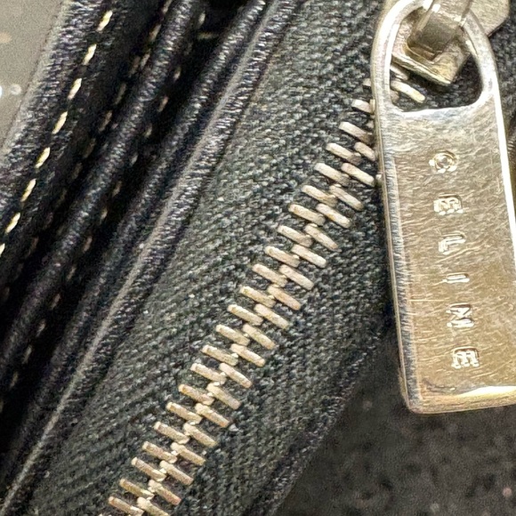 Vintage Celine Macadam monogram bifold compact wallet canvas and leather rare - Picture 12 of 13